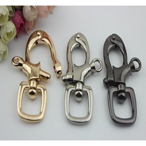 10 PCS/lot) 3 color handbag metal bag aglet link decoration clasps key chain accessories