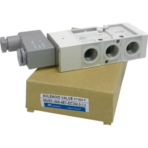 MVSC-300-4E1-DC24 Taiwan MINDMAN Solenoid Valve DV24V/AC220V Air Condition Hand Control Valves for Industrial Equipment