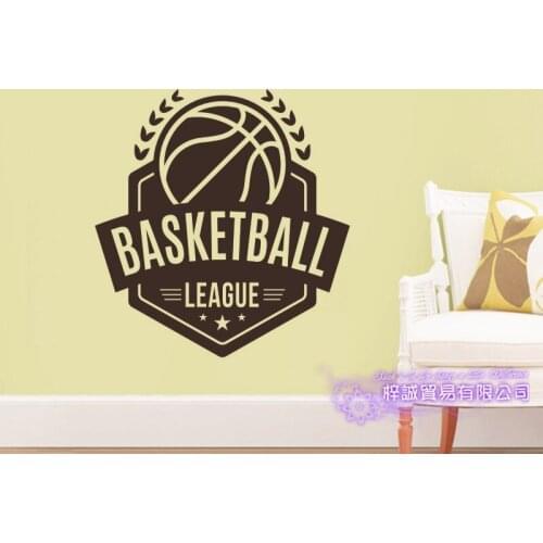 Basketball Wall Sticker Customized Sports Posters Vinyl Wall Decals Pegatina Decor Mural Basketball Car Windows Decal
