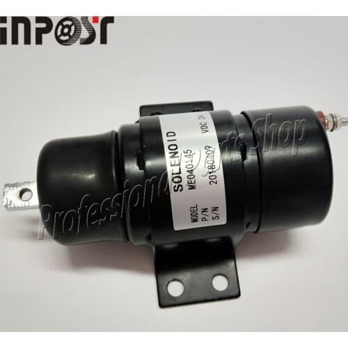 New Shutoff Solenoid ME040145 24V 053400-7350 For Kato HD800 HD900 Excavator