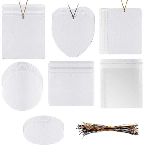 DIY Air Freshener Scented Sheets Double Sided 6 Shapes Felt Blanks Set DIY HTV Inks Heat Press Making Tools