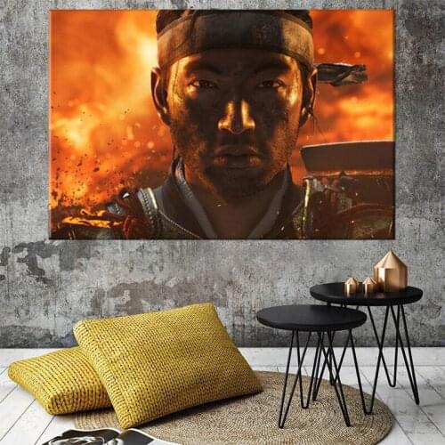 Ghost of Tsushima The Game of Posters and Prints Wall Art Canvas Painting Posters Wall Art Pictures for Living Room Home Decor