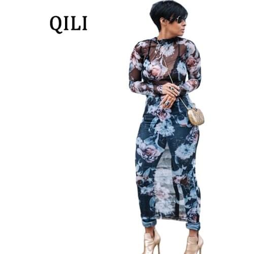 Летние платья с длинным рукавом Qili China At AliExpress