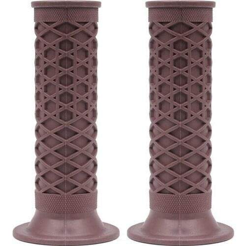 Retro Handles for Motorcycle Throttle Grip Rubber Refitting Accessories Easy to Install Antiskid Design 22mm 25mm Universal