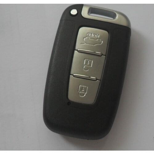 Smart Key Fob Case3 Buttons For Hyundai IX35 Sonata 8 Smart Remote key Shell With Insert Small Key Blade