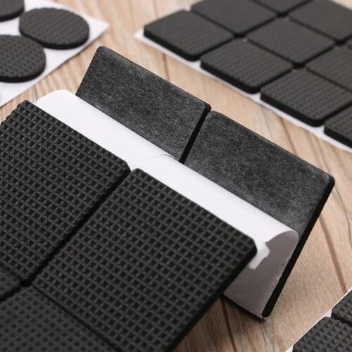 Table Chair Foot Mat Non Slip Silent Furniture Pads Self Adhesive Feet Cover Floor Protective Pad for Chair Furniture Legs Pads