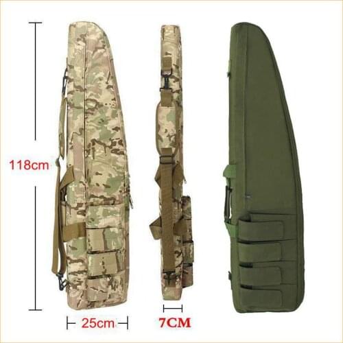 Tactical Rifle Gun Bag Outdoor Hunting Military Gear Airsoft Gun Carrying Protection Dual Rifle Storage Holster Case Backpack