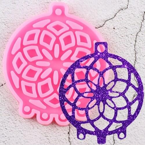 Super Glossy Resin Dreamcatcher Silicone Mould DIY Craft Keychain Epoxy Resin Mold Pendant Necklace Jewelry Making Moulds