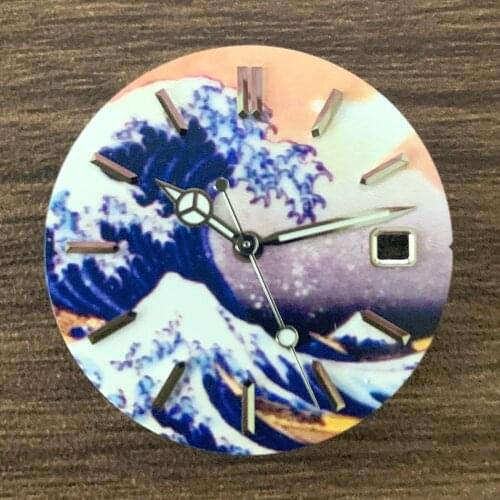 Luminous surfing with watch needle watch accessories 28.5mm dial Kanagawa suitable for 2813, 8215, 2824 automatic movement