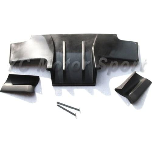 FRP Fiber Glass Rear Diffuser 5pcs Fit For 1989-1994 R32 GTR TS Rear Diffuser Type 2 with Metal Fitting Accessories