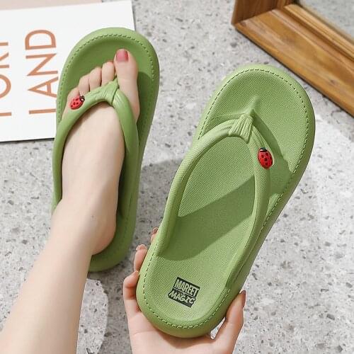 Herringbone Slippers Womens Fashion Trend Anti-skid Soft Thick Bottom Beach Lovers' Flip Flops Women Men Slippers Mens Shoes