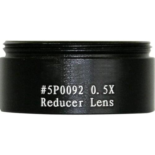 0.5X Focal Reducer Auxiliary Objective Lens Telescope Accessory 1.25 Inch Thread M28 M30 for Telescope Eyepiece