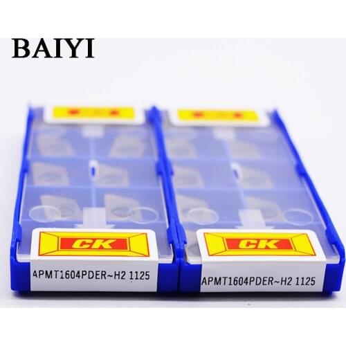 10pcs CK APMT1604PDER-H2 1125 CNC lathe insert cutting tool carbide turning blade