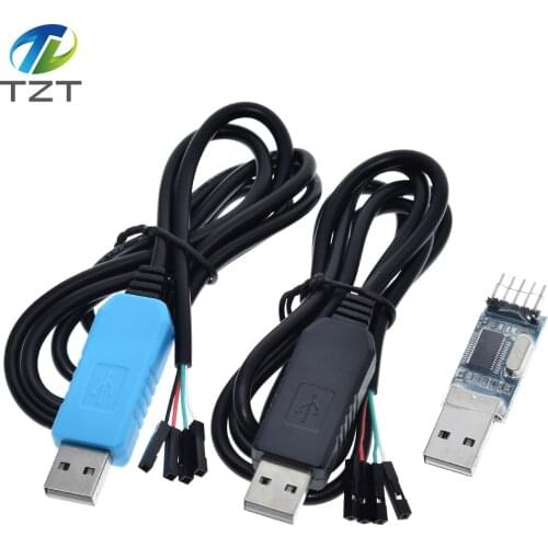 PL2303 PL2303HX/PL2303TA USB To RS232 TTL Converter Adapter Module with Dust-proof Cover PL2303HX for arduino download cable