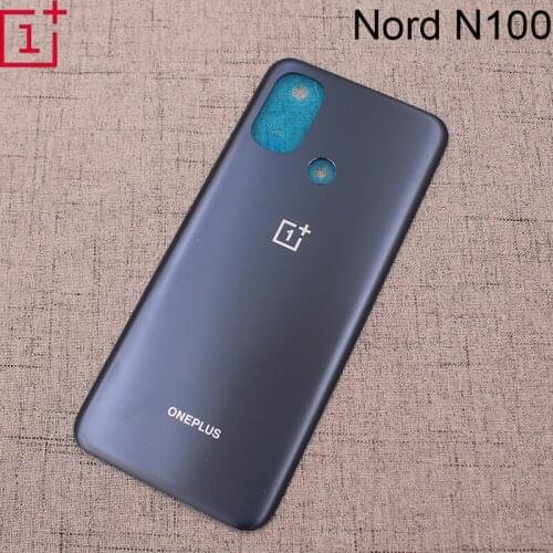Original For OnePlus Nord N100 Battery Back Cover Housing Rear Door Case Replacement Parts For One Plus N100 1+N100 Back Housing