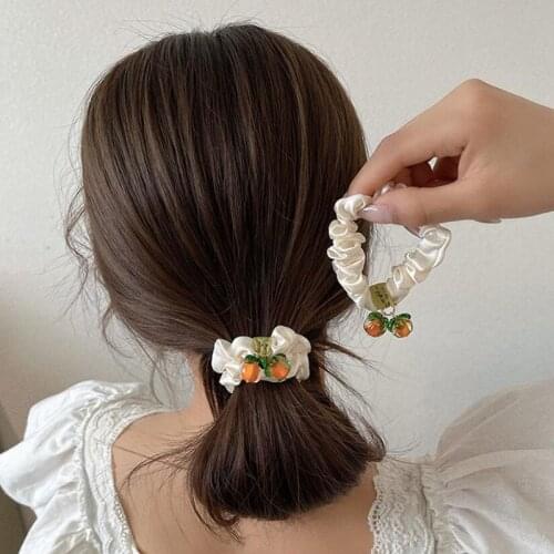 New Korea Women Hair Ropes Temperament Hair Bands Elastic Rubber Band Ponytail Holder Gum for Hair Ties Scrunchies Hairband