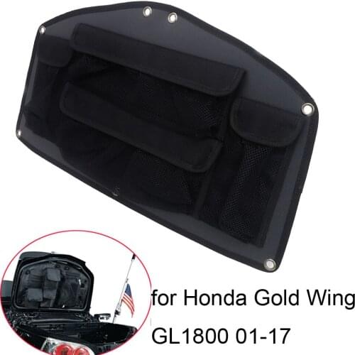 Motorcycle Trunk Lid Organizer Bag Tool Bags Case For HONDA GOLD WING GL1800 Goldwing GL 1800 2001-2017