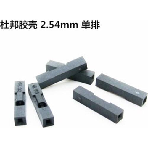 1000pcs Dupont Head 2.54mm 1P 1X1P Dupont Plastic Shell Pin Head Connector Jumper Wire Cable Housing Plug Female