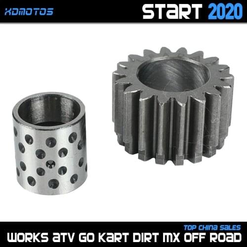 Motorcycle 18T Clutch Primary Drive Gear Bush For Lifan 125cc Manual Clutch 1P52FMI-K Horizontal Kick Starter Engines