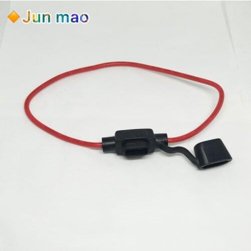 5pcs Waterproof Auto Inline Mini In-Line Fuse Holder Small Waterproof Harness Seat With Line Fuse Box 30CM Small car fuse seat
