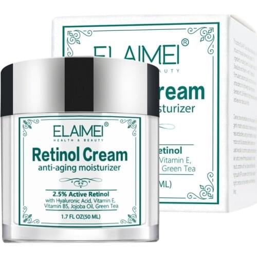 50ml Vitamin A Retinol Face Cream Moisturizing Nourishing And Firming Facial Skin Cream Anti-aging Anti-wrinkle Whiting Cream