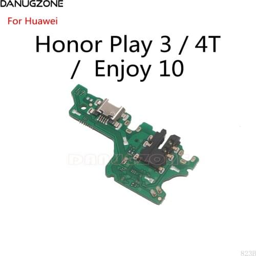 50PCS/Lot For Huawei Honor Play 3 4T / Enjoy 10 USB Charging Dock Port Socket Jack Plug Connector Charge Board Flex Cable