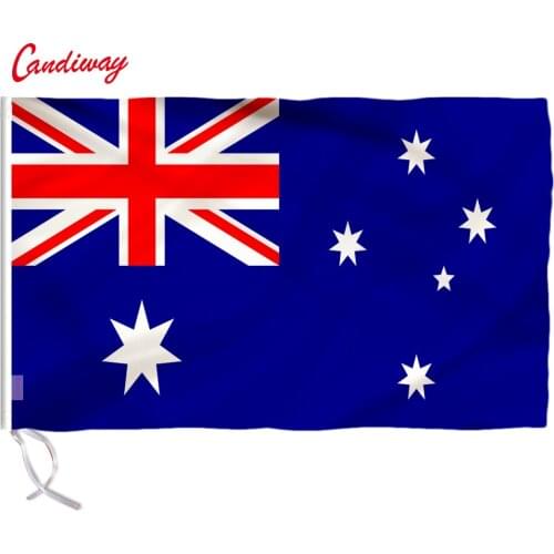 90 x 60cm Australia Aussie National Flag Hanging Flag Polyester. Australia Flag Outdoor Indoor Big Flag for Celebration NN007