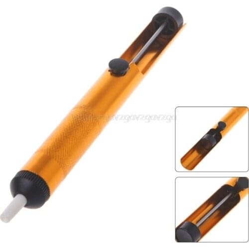 Aluminium Body Desoldering Vacuum Pump Solder Sucker Iron Remover Tool J16 19 Dropship
