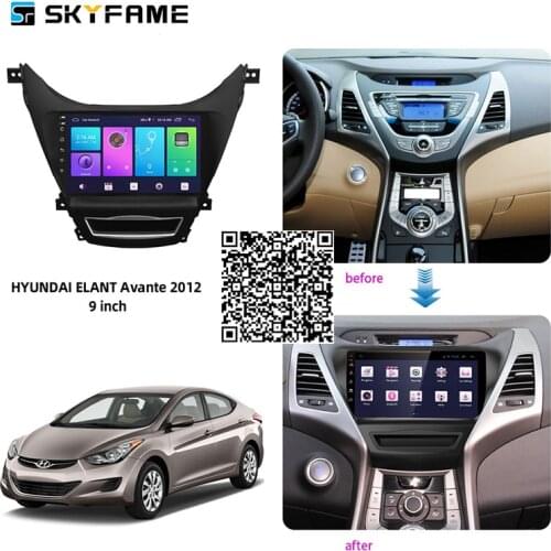 SKYFAME 4+64G Car Radio Stereo For Hyundai Elantra 2014(Overseas Edition) Android Multimedia System GPS Navigation DVD Player
