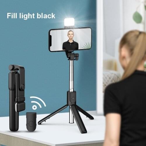 R1 Wireless Bluetooth Selfie Stick Foldable Tripod Handheld Expandable Monopod With Wireless Shutter For IOS Android Phone Stand