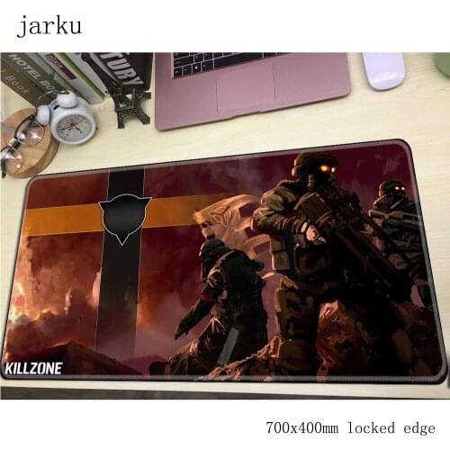 Killzone mousepad gamer Mass pattern 700x400X3MM gaming mouse pad notebook pc laptop hot sales padmouse ergonomic mat