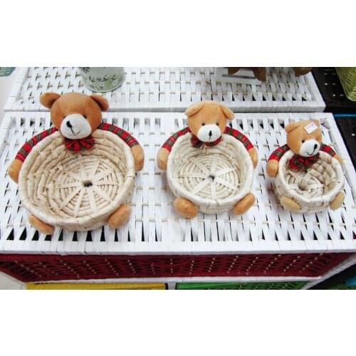 Bear Willow Basket Bear Storage Willow Box Willow Storage