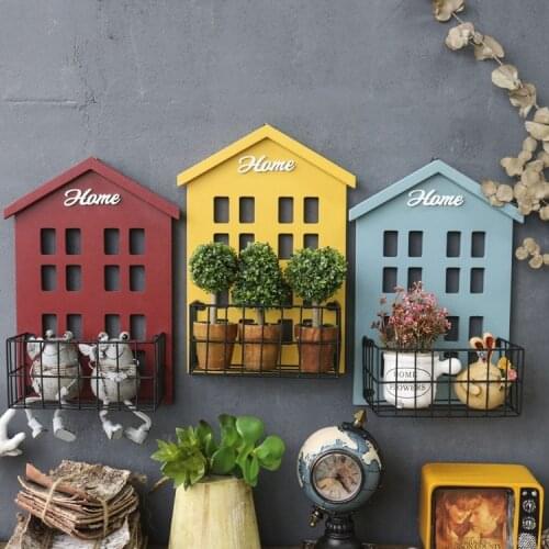 House Decoration Wall Hanging Storage Holders & Racks Bedroom Wall Mounted Storage Basket