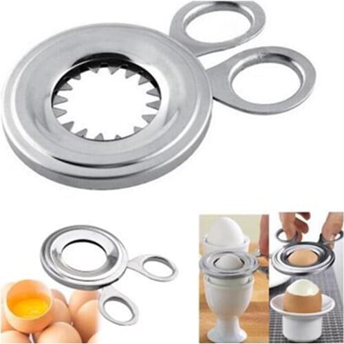 Egg Opener Cutter Scissor Clipper Kitchen Household Tool Egg Opener Scissors Topper Snipper Eggshell Shell Slicer Boiled Cooked