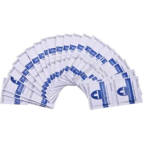 50pcs/set Disposable Nail Polish Remover Wraps Pad UV Gel Foil Nail Cleaner