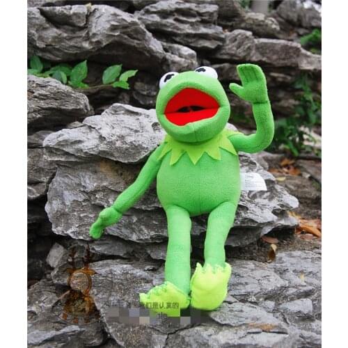Original The Muppets Kermit the Frog High Quality Soft Stuffed Animal Doll Plush Toys Birthday Present For Child 45cm