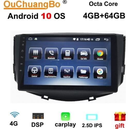 Ouchuangbo car radio video player for FAW X60 with android 10.0 gps navigation DSP 8 core 6GB RAM 128GB ROM