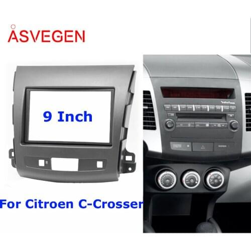 Asvegen Car Radio Fascia Frame For Citroen c-crosser Car Dvd Frame Install Panel Dash Mount Installation Dashboard