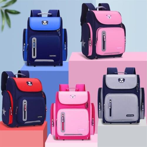 Primary School Students' One-piece Folding Large-Capacity Space Schoolbag