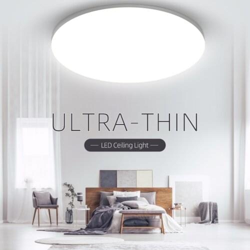 Ultra-Thin LED Ceiling Lights 30W 50W Surface Mounted LED Panel Lamp Modern LED Ceiling Lamps for Living Room Bedroom Kitchen