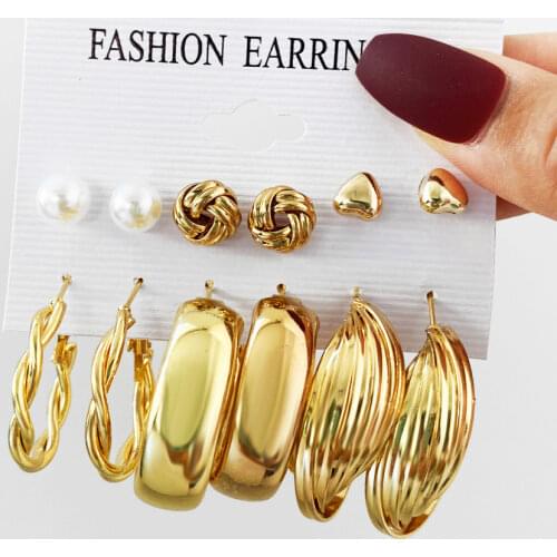 Pinksee 12pairs/pack Creative Fashion Colorful Stars Transparent Glass Ball Stud Earrings Women Girls Party Jewelry Accessories