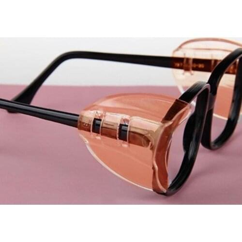 1Pair Eye Glasses Side Shields Protective Wing Spectacles Side Protection Sheet For Anti-splashing Glasses Accessories