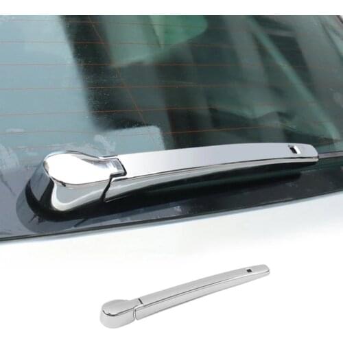 For T-Roc T ROC TROC 2017 2018 TROC Accessories ABS Plastic Chrome Car Rear Rain Wiper Nozzel Cover trim 2 Pcs/Set