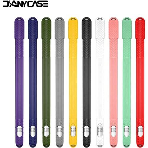Apple Pencil first-generation iPad touch screen pen sleeve Apple pencil case soft silicone sleeve iPad accessories 9 colors