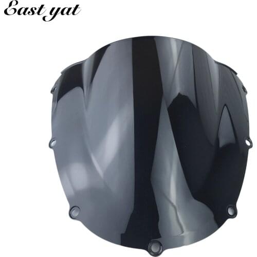 Motorcycle Double Bubble Windshield Windscreen Screen For Honda CBR 900 RR 954 2002 2003 CBR954RR CBR 954 RR 02 03 Black