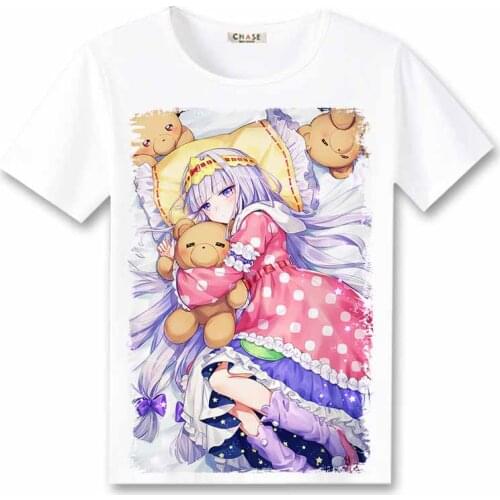 Good night at Demon Castle Cosplay T Shirt Princess Syalis Print Summer T-Shirt Anime Top Tee Harajuku Casual tshirt Costume