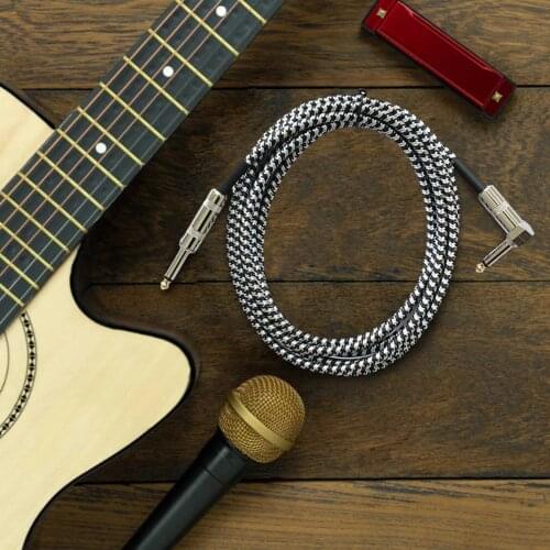 Guitar Bass Cable 6.5mm Plug Cable For Electric Guitar Bass Electric Piano Cord For Musical Guitar Accessories