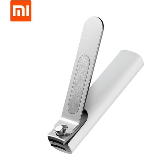 Xiaomi Mijia Stainless Steel Nail Clippers With Anti-splash cover Trimmer Pedicure Care Nail Clippers Professional File