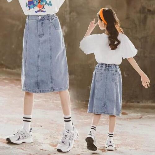 Maomaoleyenda Blue Skirts For Girls
