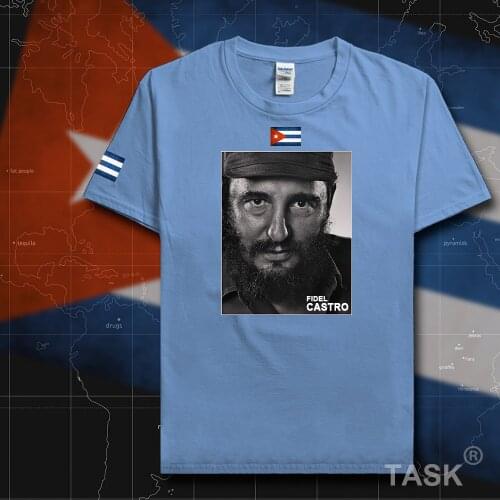 Fidel Castro men t shirt 2018 jersey memorial Cuba leader Che guevara tshirt 100% cotton fitness t-shirts clothes casual tees 05
